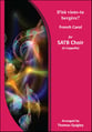 D'ou viens-tu bergere? SATB choral sheet music cover